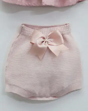 Knit kompletić sa mašnicama NipperLand