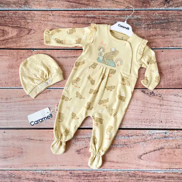 Zeka sa stopicama i kapica Caramell "Leopard"