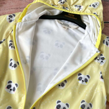Šuškava prolećna jaknica "Panda" (žuta)