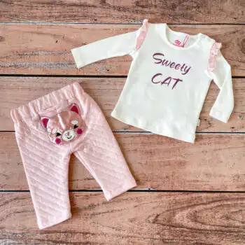 Dvodelni kompletić BabyWonder "Sweety Cat"