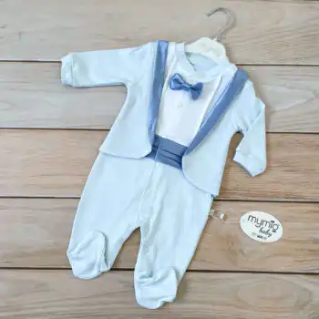 Štramplica sa leptir mašnom Mymio (plava)