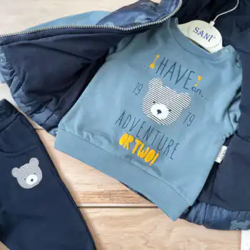 Kompletić sa šuškavim prslukom i trenerkom Sani