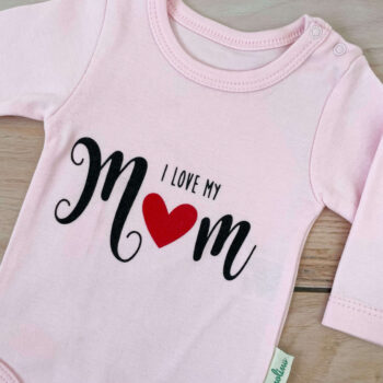Bodić "I love my Mom" (roze)