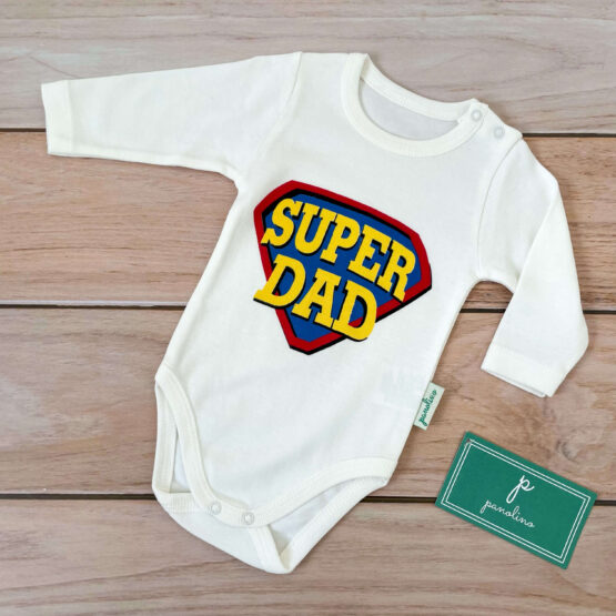 Bodi za bebe Panolino „Super Dad“