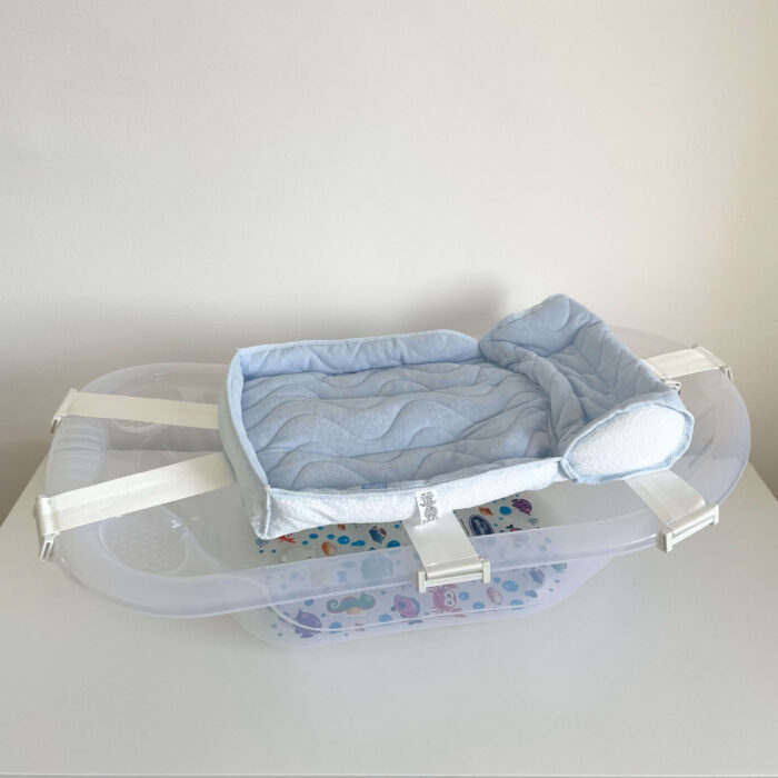 Plava krevetić podloga za kupanje bebe