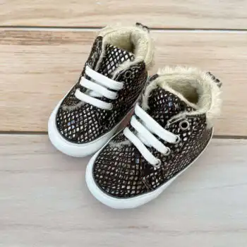 Futrovane patikice za bebe devojčice "Snake"