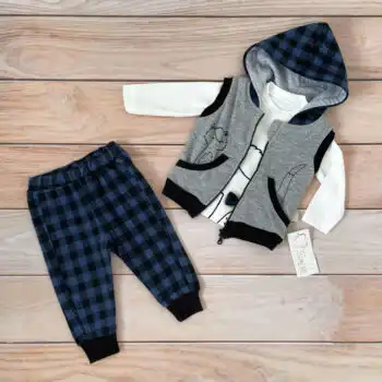 Komplet sa pamučnim prslukom Boncuk "Lija"