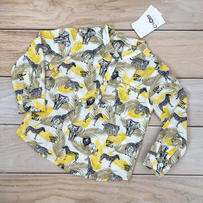 Košulja za bebe dečake "Safari"
