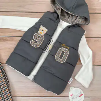 Kompletić sa šuškavim prslukom "Meda 90"