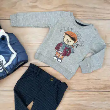 Kompletić sa šuškavim prslukom i pantalonama Sani