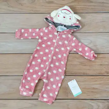 Pamučni zeka Tongs "Ovčica" (roze)