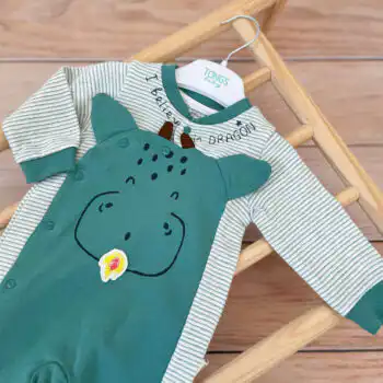 Štramplica Tongs "Dragon" (zelena)