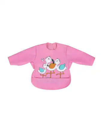 Roze portikla sa rukavima SeviBaby Flamingo