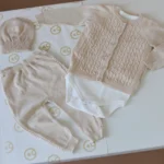 Knit kompletić sa džemperićem NipperLand bež