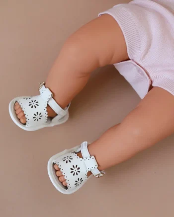 Bele sandalice za bebe Jungle