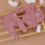 Dvodelni kompletić za devojčice AnnaBabba roze