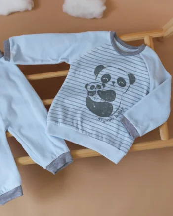 Plišana pidžama za dečake Mymio Panda