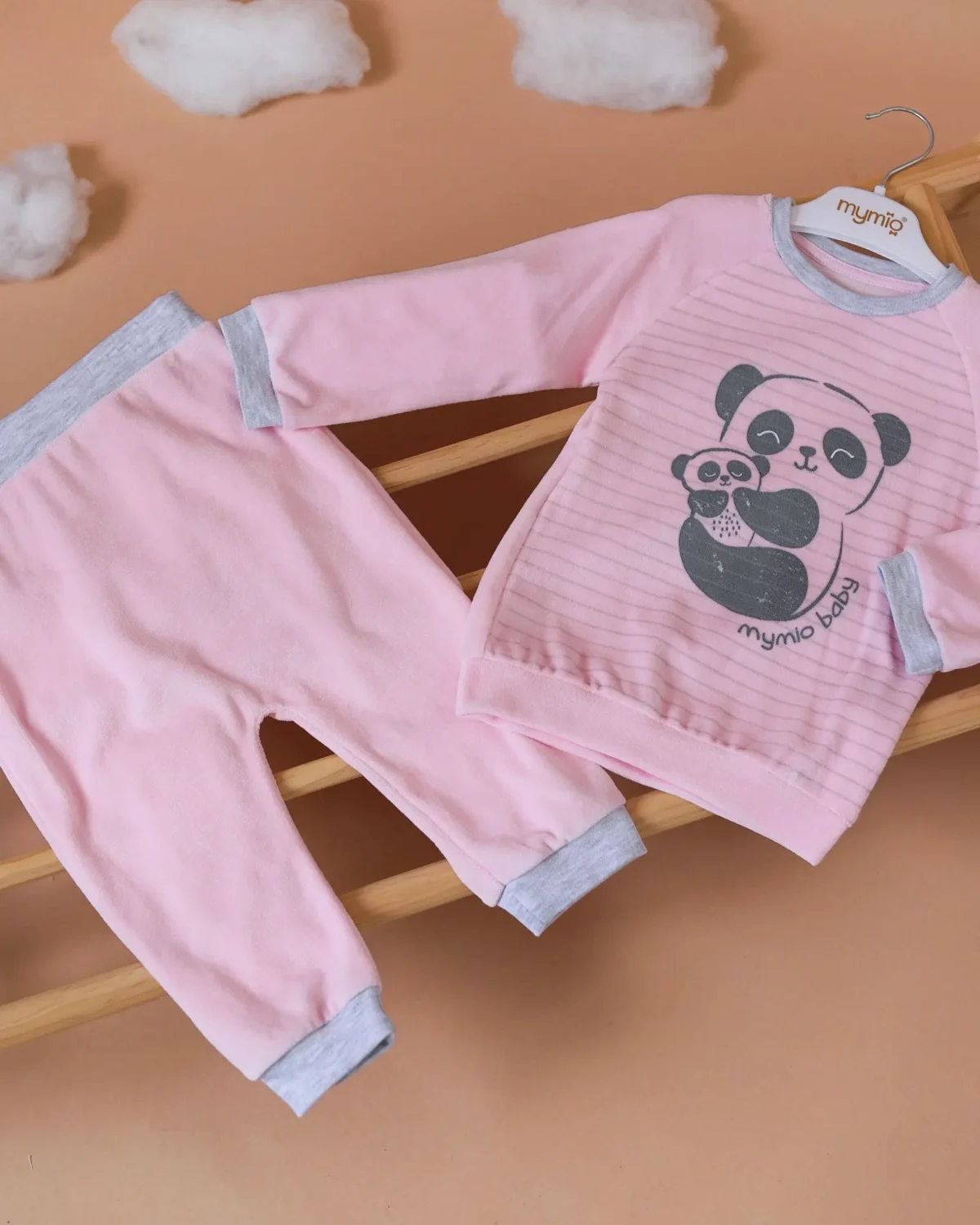 Plišana pidžama za devojčice Mymio Panda