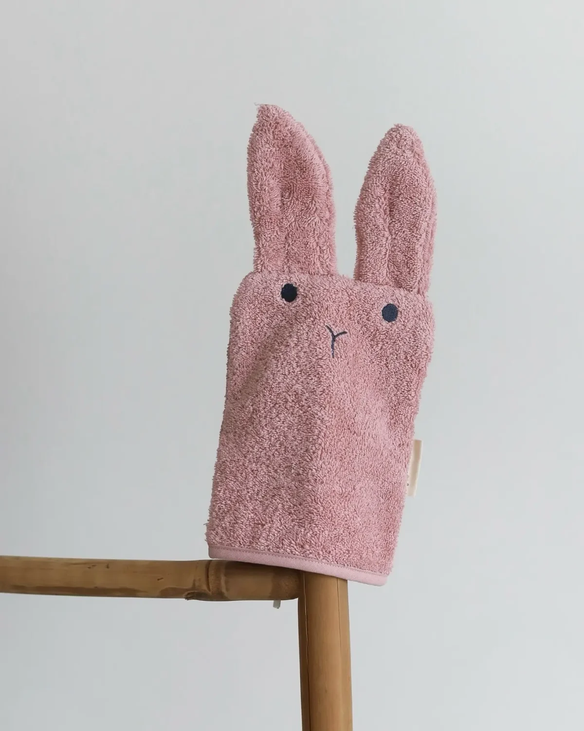 Bunny roze rukavica za kupanje Just Kiddin