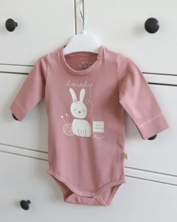 Roze bodi Just Kiddin CottonBunny