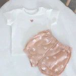 Letnja pidžamica sa srcima Just Kiddin LittleWildFlower