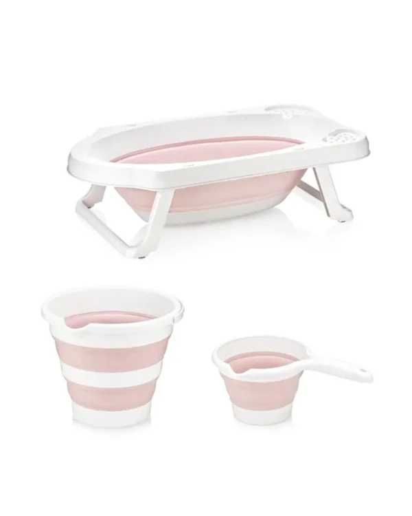 Sklopivi roze set za kupanje SeviBebe