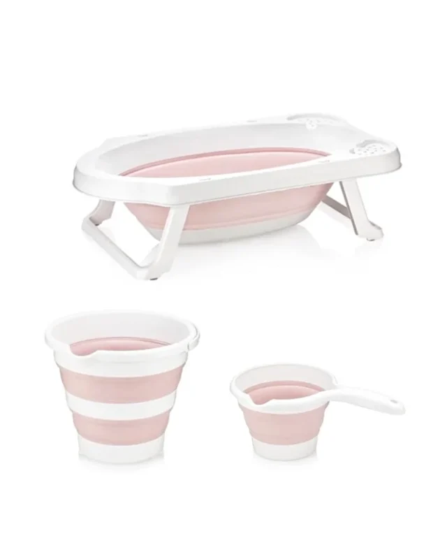 Sklopivi roze set za kupanje SeviBebe