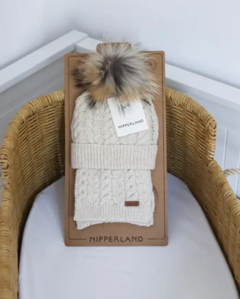 Kapa i šal sa krznom NipperLand