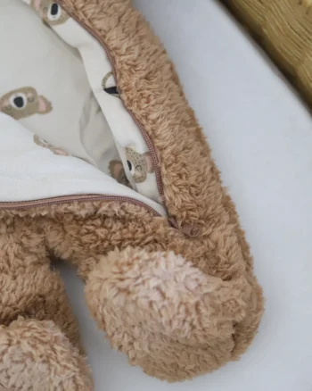 Braon skafander sa medom Just Kiddin