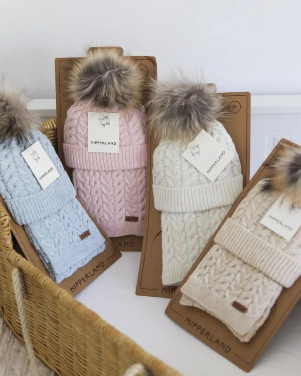 Kapa i šal sa krznom NipperLand