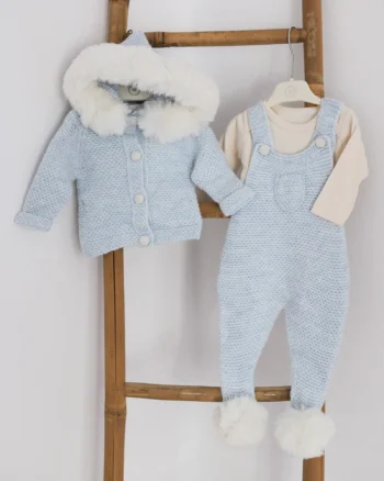 Plavi 3/1 komplet sa krznom NipperLand