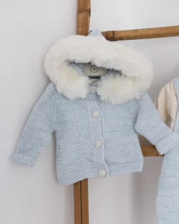 Plavi 2/1 komplet sa krznom NipperLand