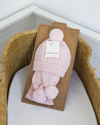 Kapa i šal PomPoms 0-6m NipperLand