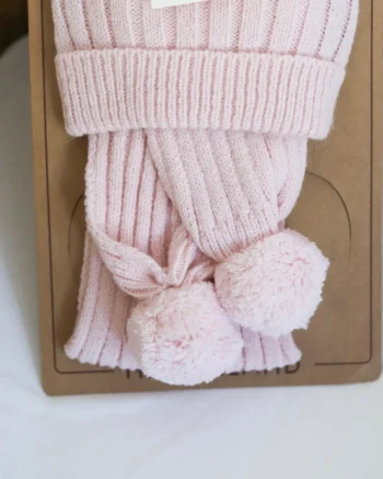 Kapa i šal PomPoms 0-6m NipperLand