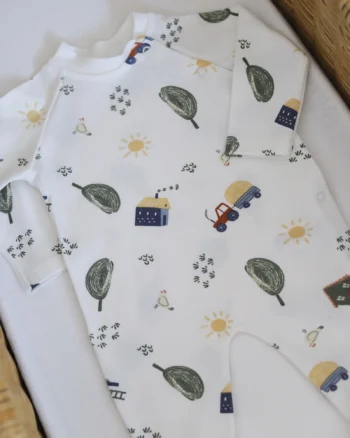 Organic štramplica za bebe Just Kiddin MyTinyFarm