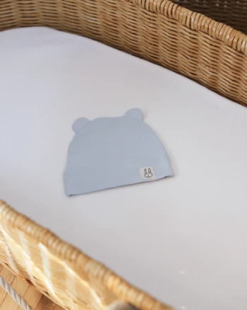 Plava organic kapica Just Kiddin MyTinyFarm