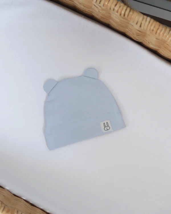 Plava organic kapica Just Kiddin MyTinyFarm