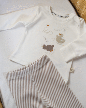 Quack organic pidžamica Just Kiddin TinyFriends