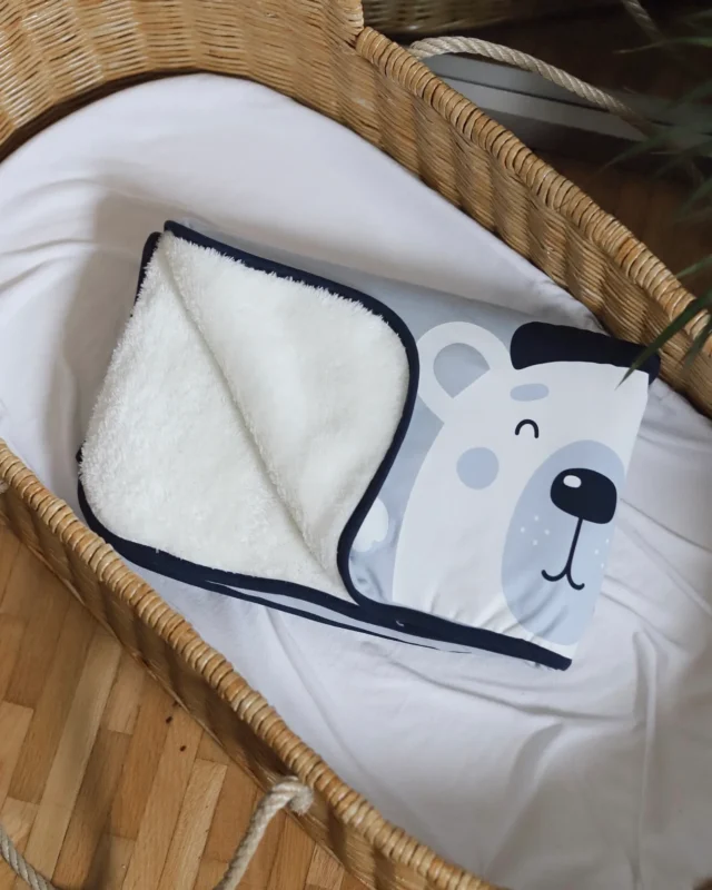 Futrovano plavo ćebence Just Kiddin