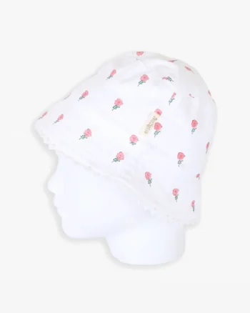 Beli cvetni šešir Jungle