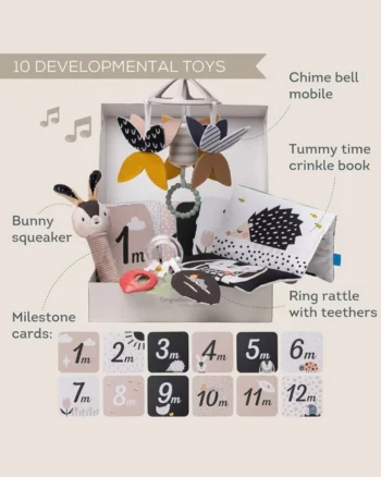 Crno beli newborn set Taf Toys