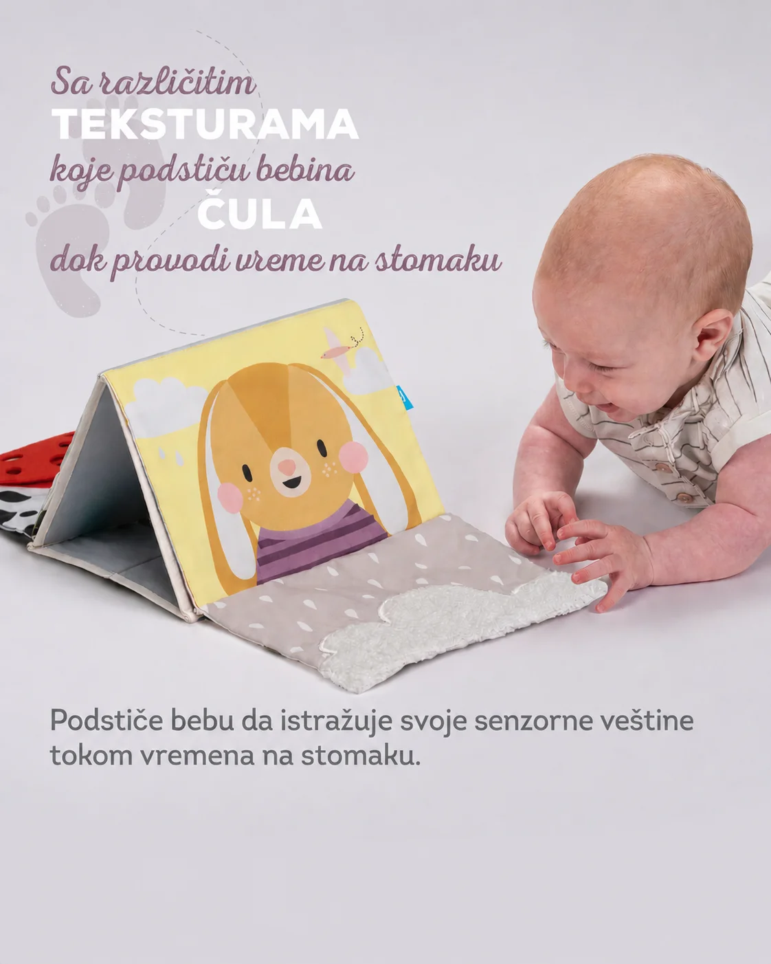 Knjiga za tummy time Taf Toys