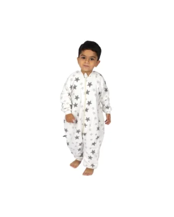 Organic muslin vreća sive zvezdice SeviBebe