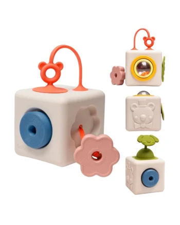 Peek&Play silikonska kocka Taf Toys