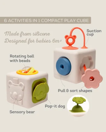 Peek&Play silikonska kocka Taf Toys