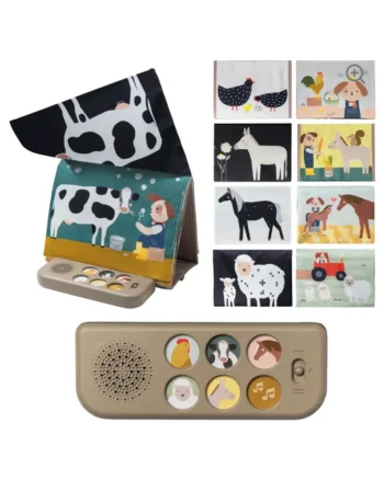 Zvučna tummy time knjiga Taf Toys