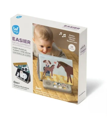 Zvučna tummy time knjiga Taf Toys